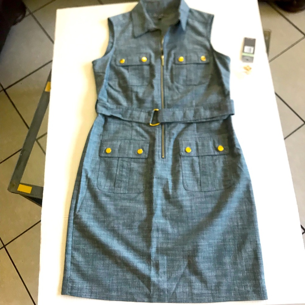 Chambray dress size 8p
